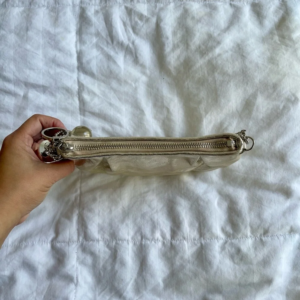 Coach 
Poppy Silver Limited Edition Rhinestone Disco Ball Bag - Picture 4 of 4